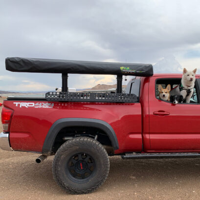 Awning Mount for Low-Profile Bed Racks